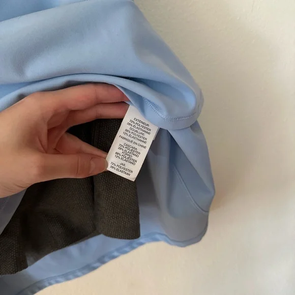 Stylish Light Blue Mini Skirt - Picture 4 of 5